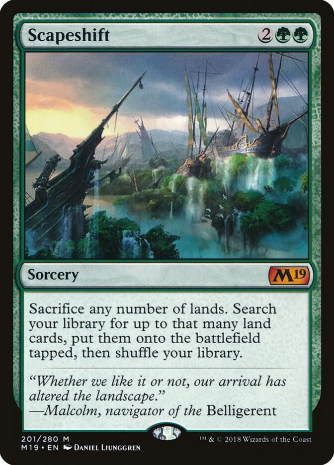 CardboardCrack - Scapeshift - Core Set 2019 (M19)