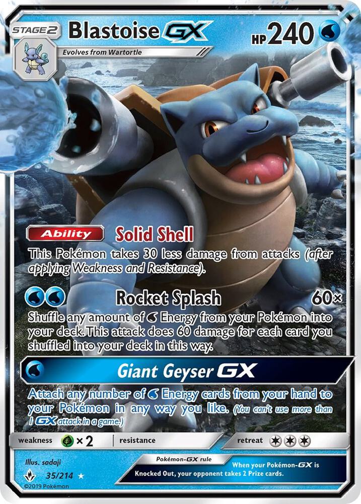 CardboardCrack - Blastoise GX - SM - Unbroken Bonds (SM10)