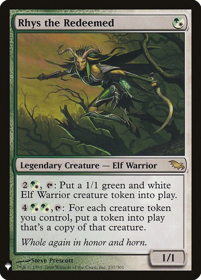CardboardCrack - Rhys the Redeemed - The List Reprints (LIST)