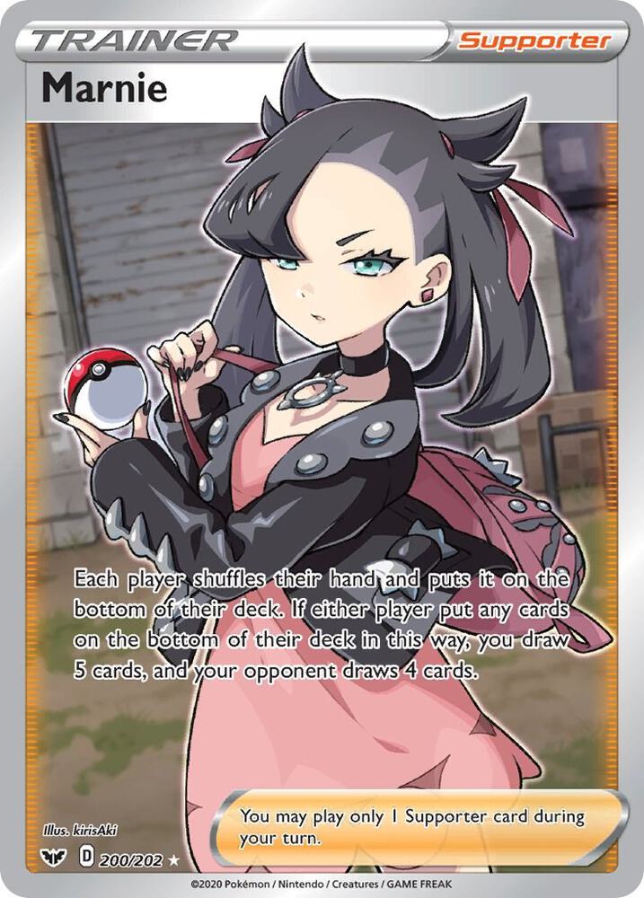 CardboardCrack - Marnie (Full Art) - SWSH01: Sword & Shield Base Set (SWSH01)
