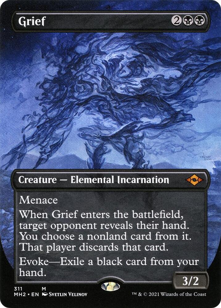 CardboardCrack - Grief (Borderless) - Modern Horizons 2 (MH2)