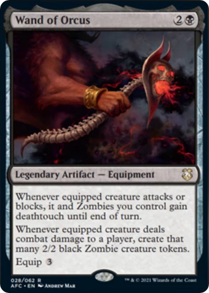 CardboardCrack - Wand of Orcus - Commander: Adventures in the Forgotten Realms (AFC)