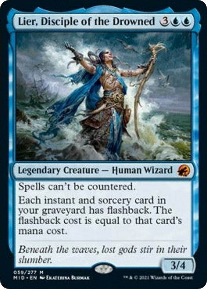 CardboardCrack - Lier, Disciple of the Drowned - Innistrad: Midnight Hunt (MID)