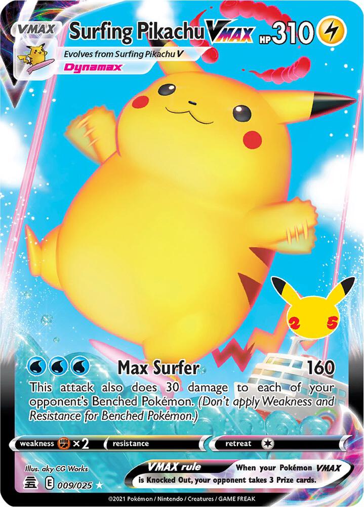 CardboardCrack - Surfing Pikachu VMAX - Celebrations (CLB)