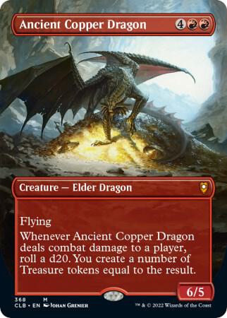 CardboardCrack - Ancient Copper Dragon (Borderless) - Commander Legends: Battle for Baldur's Gate (CLB)