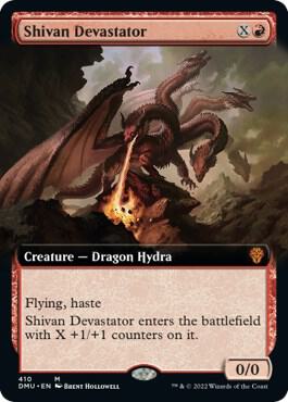 CardboardCrack - Shivan Devastator (Extended Art) - Dominaria United (DMU)