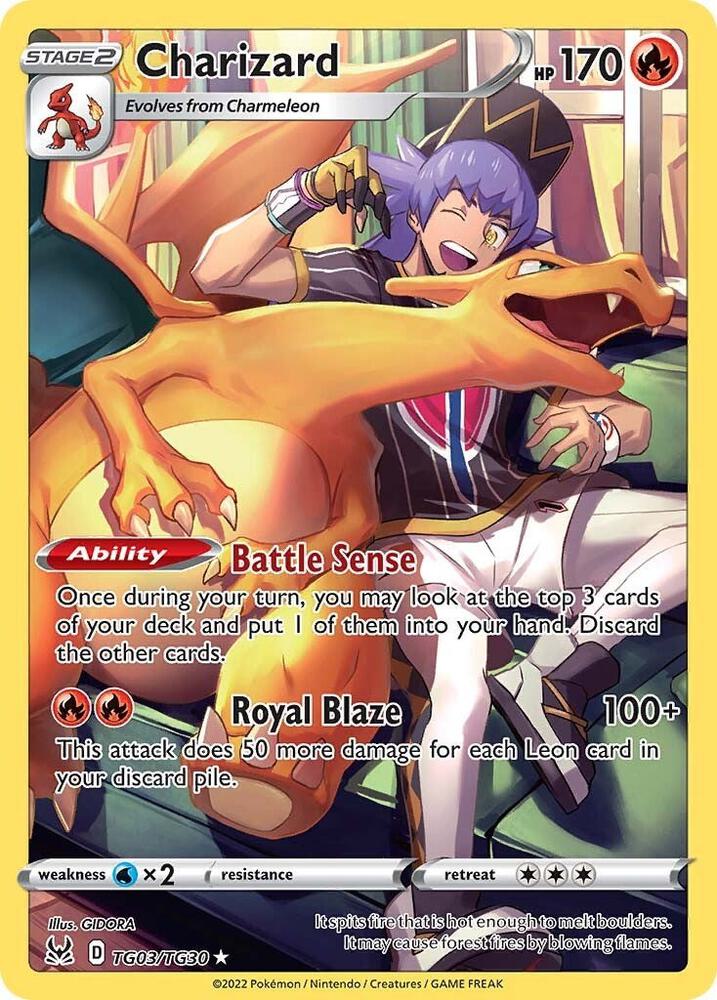 CardboardCrack - Charizard - SWSH11: Lost Origin Trainer Gallery (SWSH11: TG)