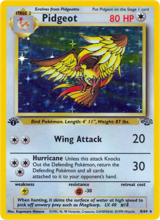 CardboardCrack - Pidgeot (8) - Jungle (JU) 1st Edition