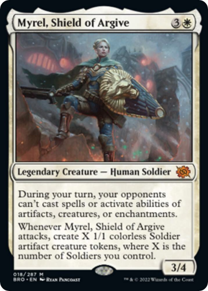 CardboardCrack - Myrel, Shield of Argive - The Brothers' War (BRO) - FOIL