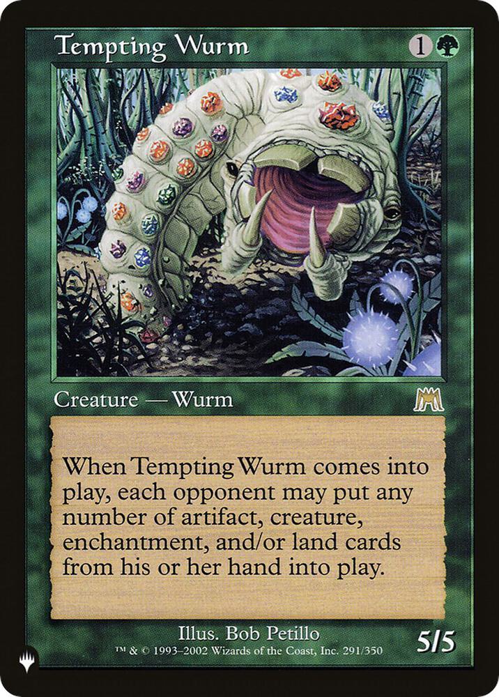CardboardCrack - Tempting Wurm - The List Reprints (LIST)