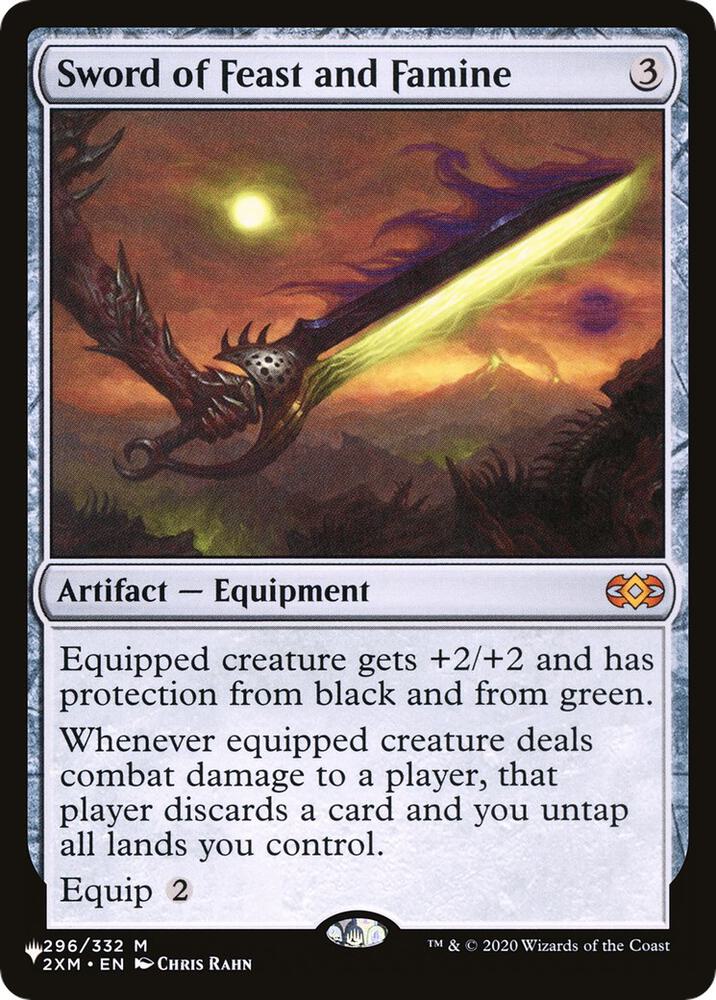 CardboardCrack - Sword of Feast and Famine - The List Reprints (LIST)
