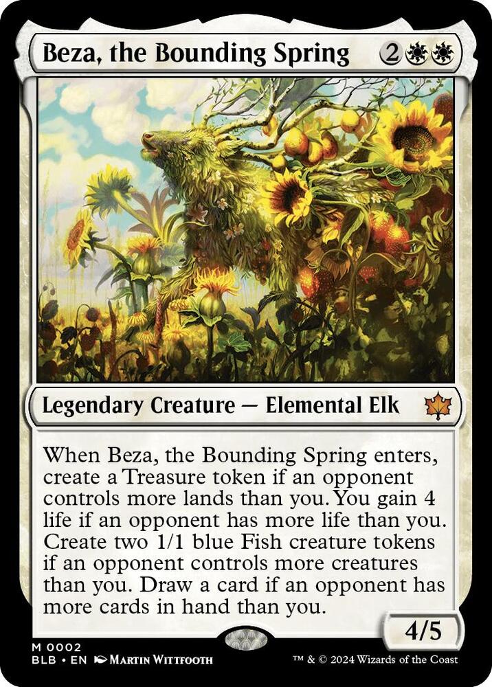 CardboardCrack - Beza, the Bounding Spring - Bloomburrow (BLB)