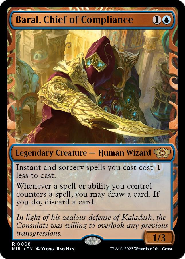 CardboardCrack - Baral, Chief of Compliance - March of the Machine: Multiverse Legends (MUL) - FOIL