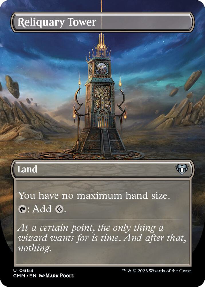 CardboardCrack - Reliquary Tower (Borderless) - Commander Masters (CMM)