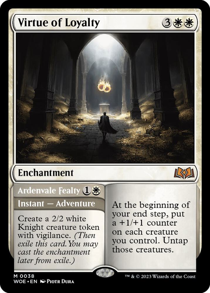 CardboardCrack - Virtue of Loyalty - Wilds of Eldraine (WOE) - FOIL