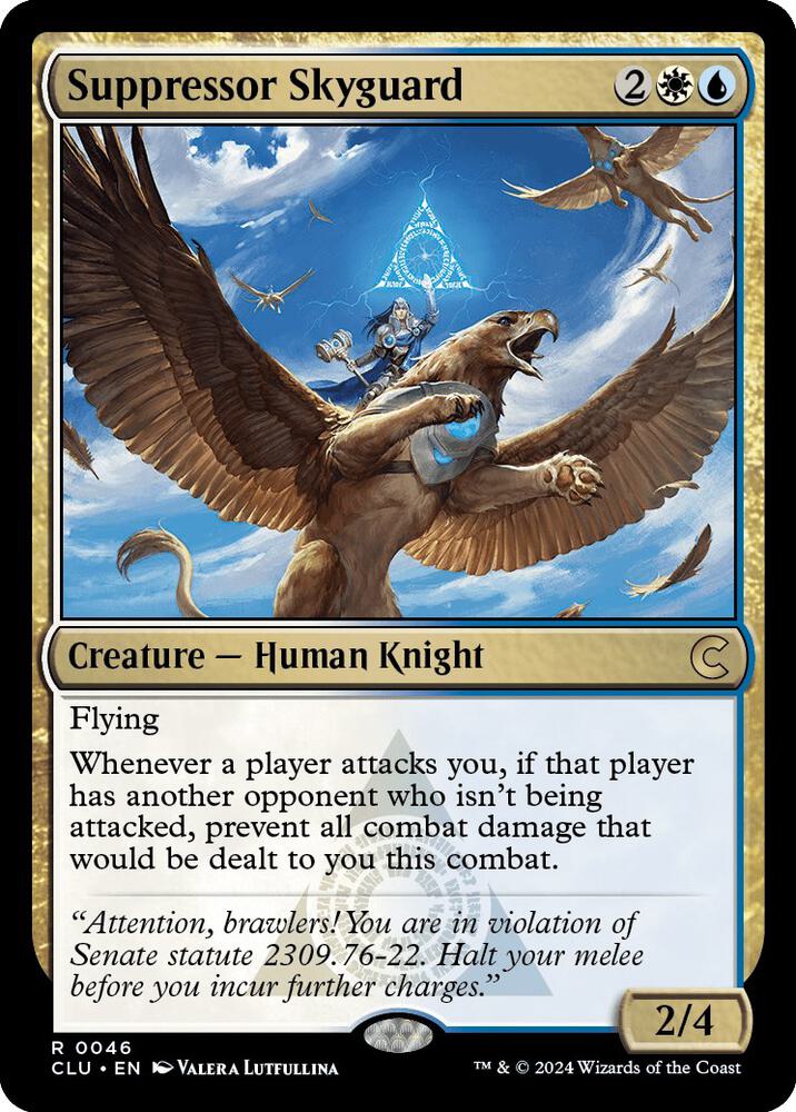 CardboardCrack - Suppressor Skyguard - Ravnica: Clue Edition (CLU)