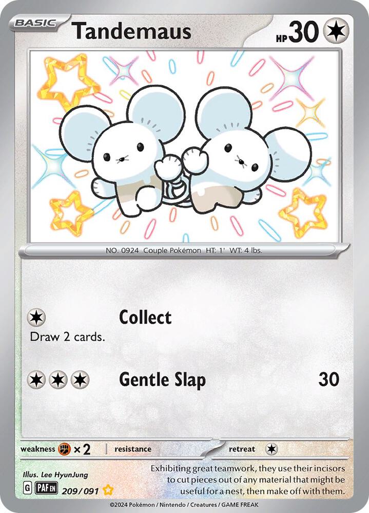 CardboardCrack - Tandemaus - 209/091 - SV: Paldean Fates (PAF)