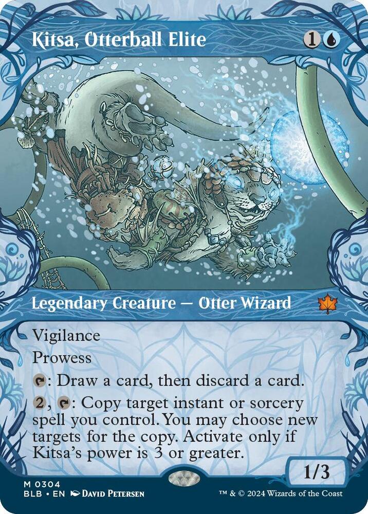 CardboardCrack - Kitsa, Otterball Elite (Showcase) - Bloomburrow (BLB)