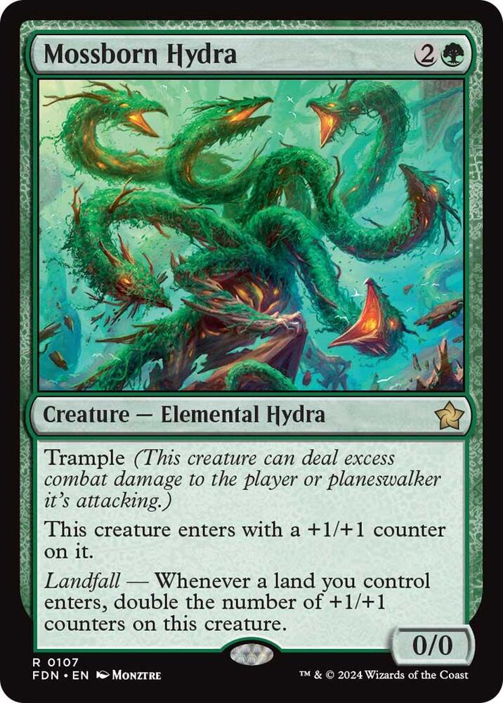 CardboardCrack - Mossborn Hydra - Foundations (FDN)