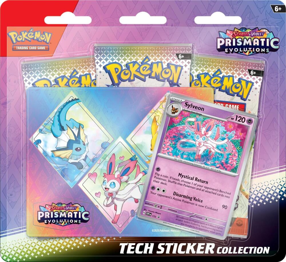 CardboardCrack - Prismatic Evolutions Tech Sticker Collection