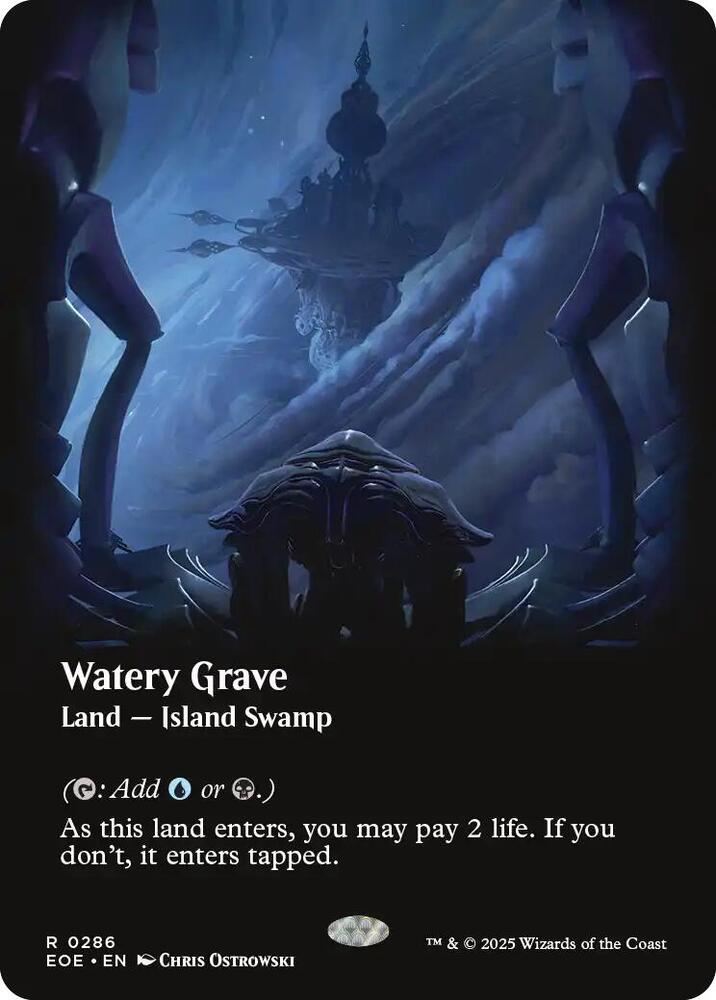 CardboardCrack - Watery Grave (Borderless) - Edge of Eternities (EOE)