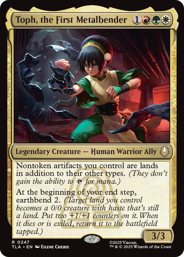 CardboardCrack - Toph, the First Metalbender - Avatar: The Last Airbender (TLA) - FOIL