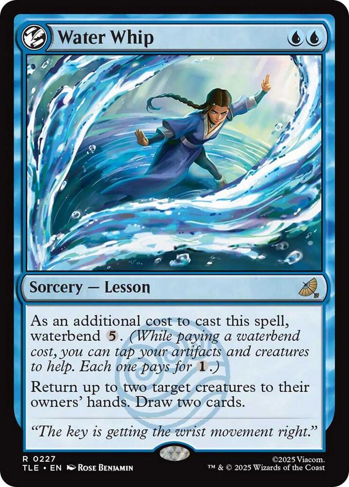 CardboardCrack - Water Whip - Avatar: The Last Airbender: Eternal-Legal (TLE) - FOIL