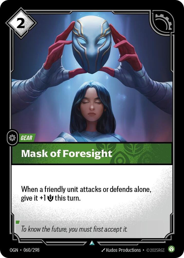 CardboardCrack - Mask of Foresight - Origins (OGN) - FOIL