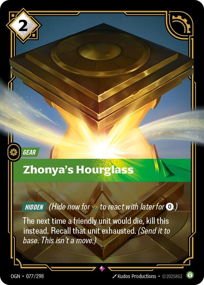 CardboardCrack - Zhonya's Hourglass - Origins (OGN)
