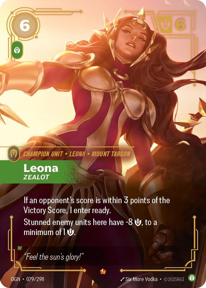 CardboardCrack - Leona - Zealot - Origins (OGN)