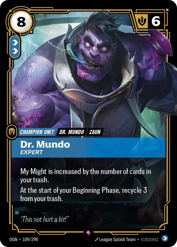 CardboardCrack - Dr. Mundo - Expert - Origins (OGN)