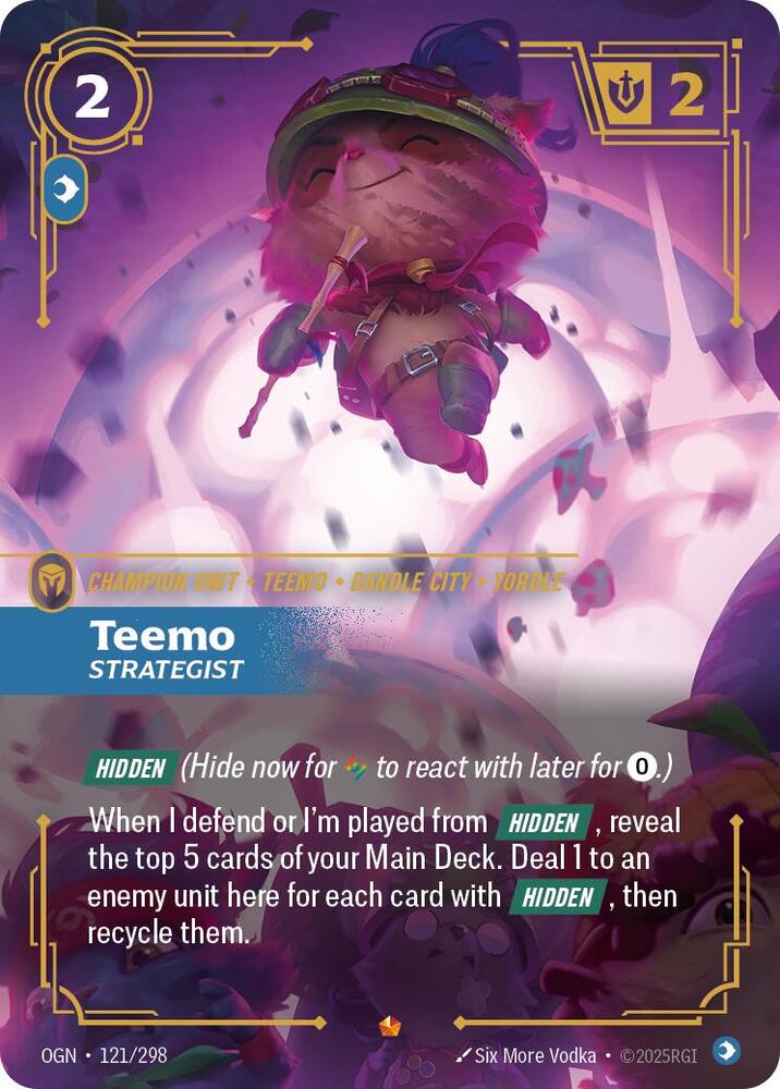 CardboardCrack - Teemo - Strategist - Origins (OGN)