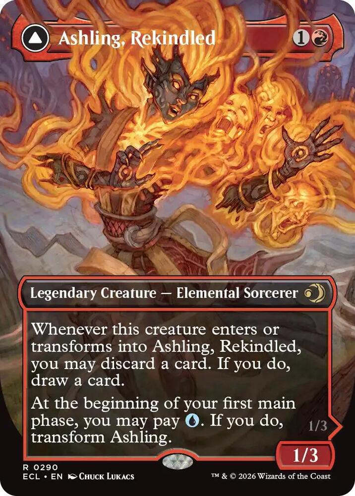 CardboardCrack - Ashling, Rekindled (Borderless) - Lorwyn Eclipsed (ECL)