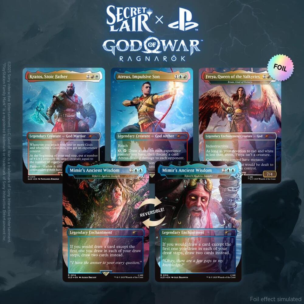 CardboardCrack - Secret Lair x God of War: Norse - Traditional Foil Edition