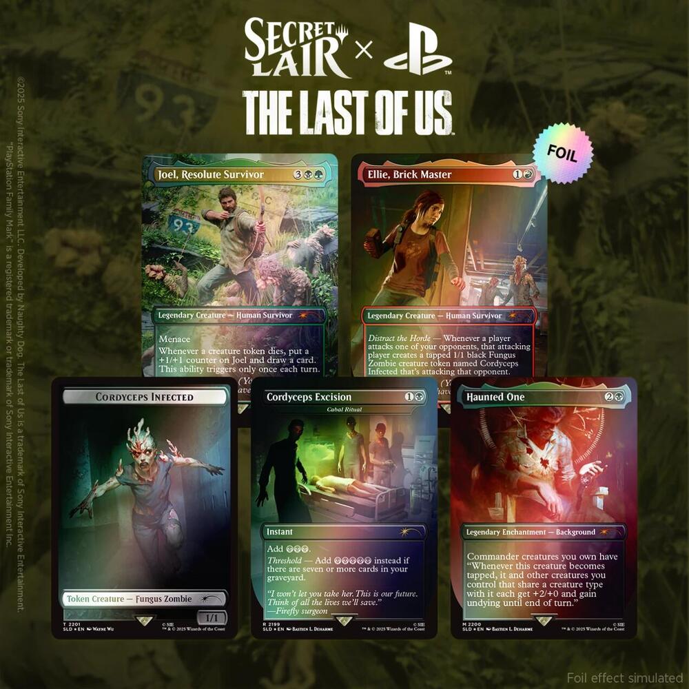 CardboardCrack - Secret Lair x The Last of Us Part I - Rainbow Foil Edition
