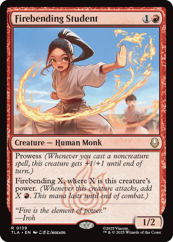 CardboardCrack - Firebending Student - Avatar: The Last Airbender (TLA) - FOIL