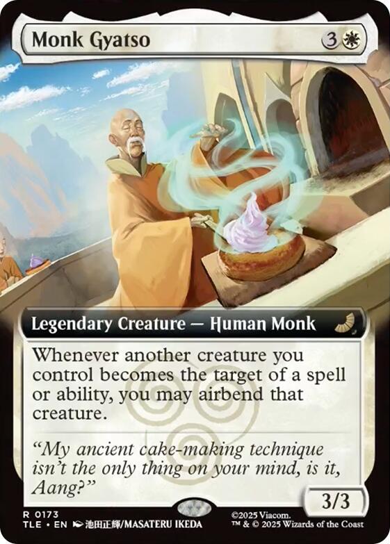 CardboardCrack - Monk Gyatso (Extended Art) - Avatar: The Last Airbender: Eternal-Legal (TLE) - FOIL
