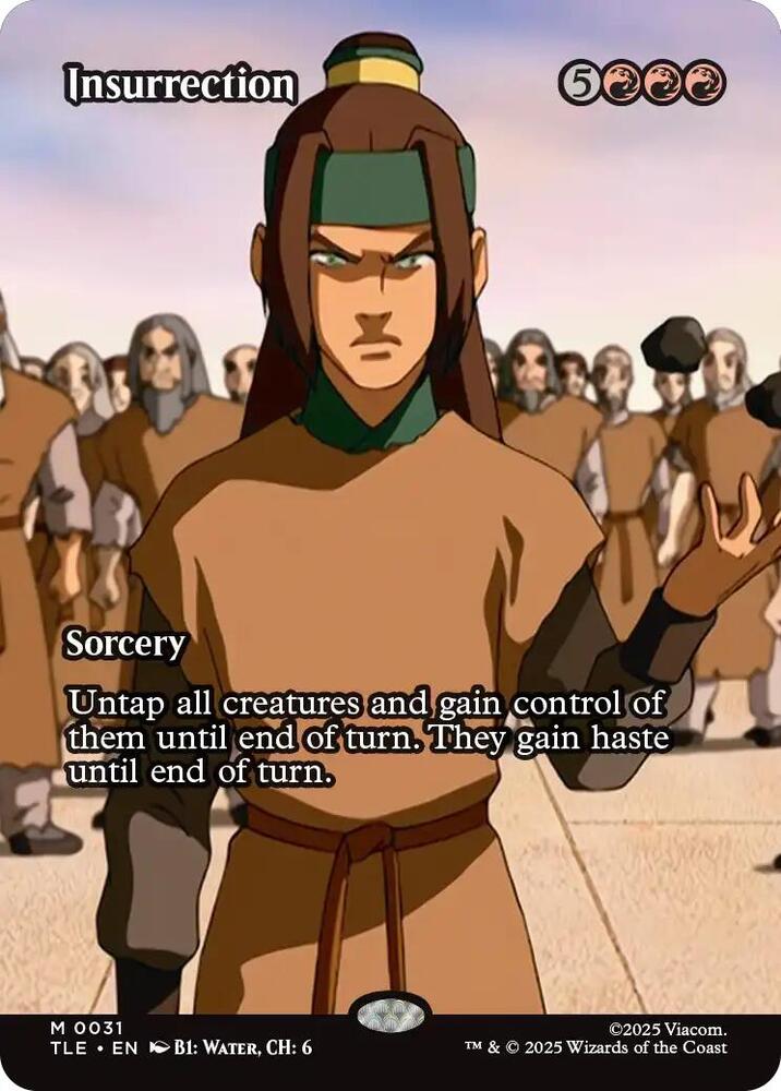 CardboardCrack - Insurrection (Borderless) - Avatar: The Last Airbender: Eternal-Legal (TLE) - FOIL