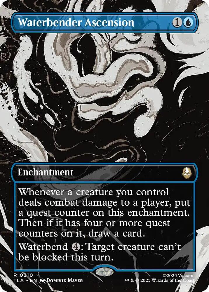 CardboardCrack - Waterbender Ascension (Borderless) - Avatar: The Last Airbender (TLA) - FOIL