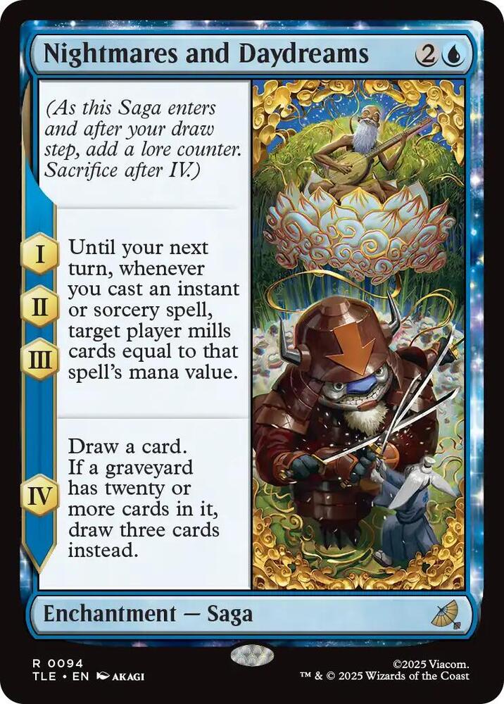 CardboardCrack - Nightmares and Daydreams - Avatar: The Last Airbender: Eternal-Legal (TLE) - FOIL