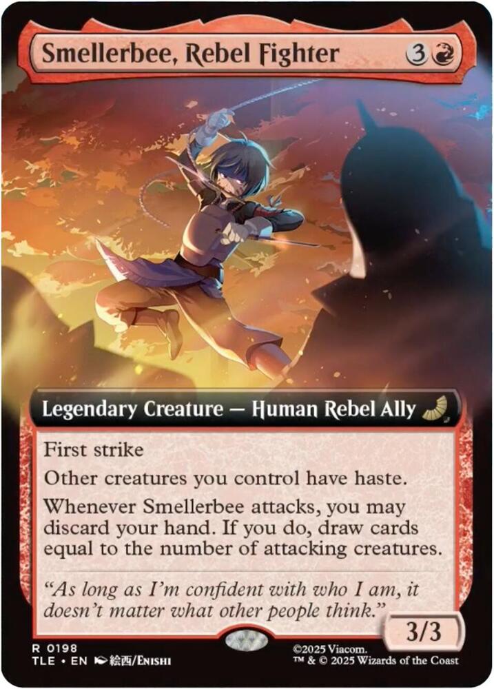 CardboardCrack - Smellerbee, Rebel Fighter (Extended Art) - Avatar: The Last Airbender: Eternal-Legal (TLE)