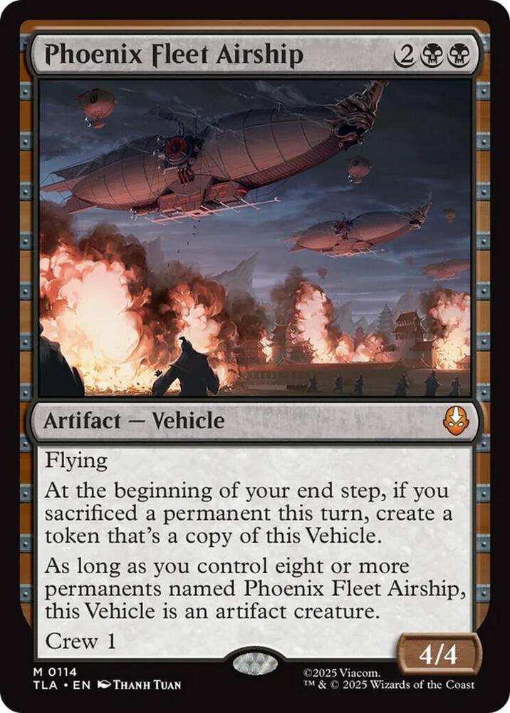 CardboardCrack - Phoenix Fleet Airship - Avatar: The Last Airbender (TLA) - FOIL