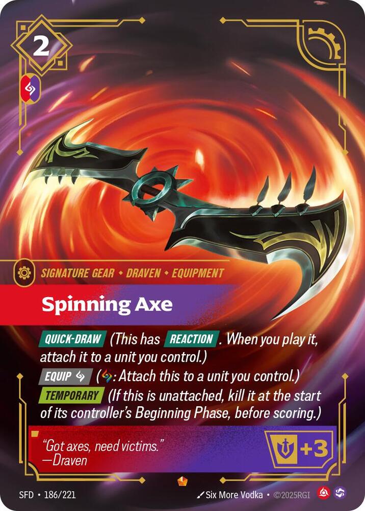CardboardCrack - Spinning Axe - Spiritforged (SPF)