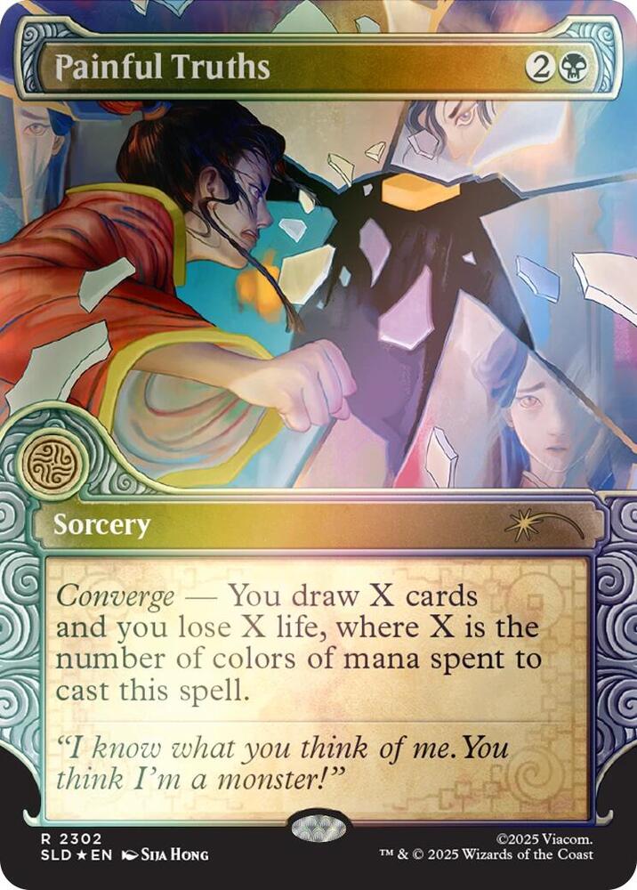 CardboardCrack - Painful Truths (Rainbow Foil) - Secret Lair Drop Series (SLD)