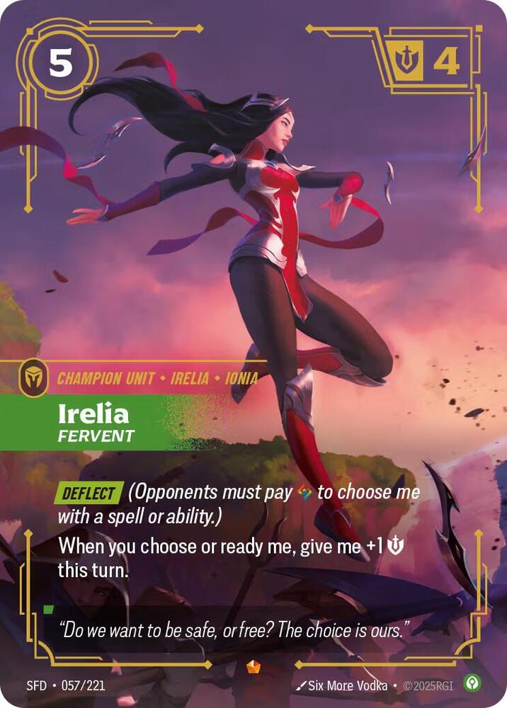 CardboardCrack - Irelia - Fervent - Spiritforged (SPF)