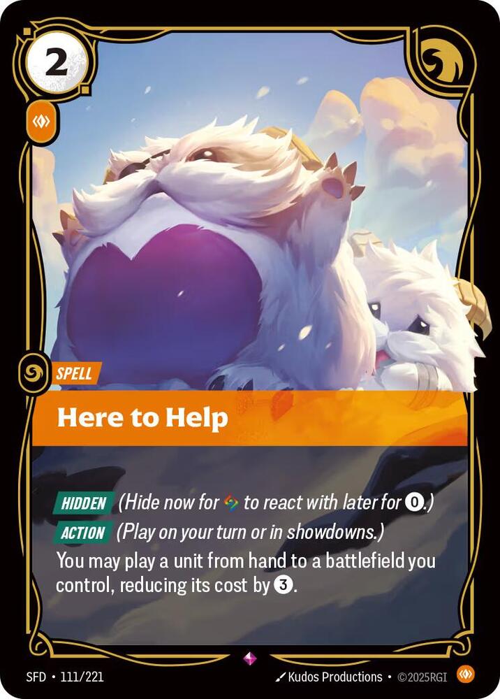 CardboardCrack - Here to Help - Spiritforged (SPF)
