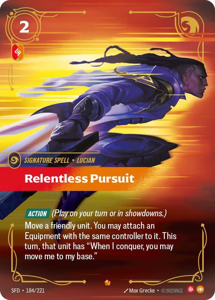 CardboardCrack - Relentless Pursuit - Spiritforged (SFD)