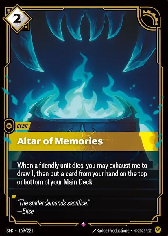 CardboardCrack - Altar of Memories - Spiritforged (SPF)