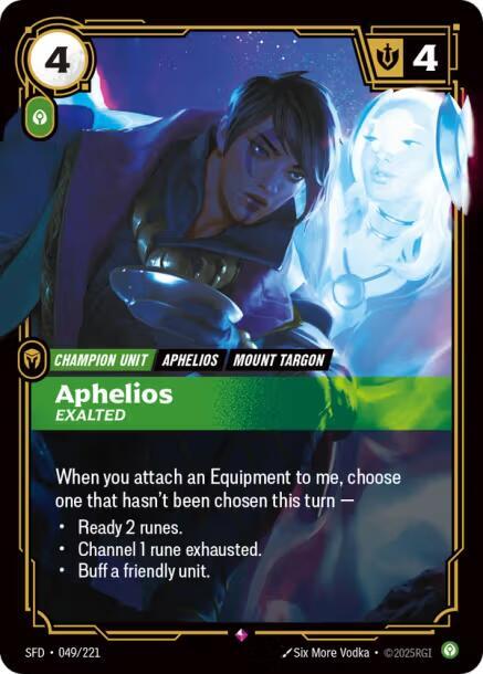 CardboardCrack - Aphelios - Exalted - Spiritforged (SPF)