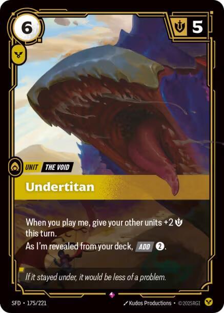 CardboardCrack - Undertitan - Spiritforged (SPF)
